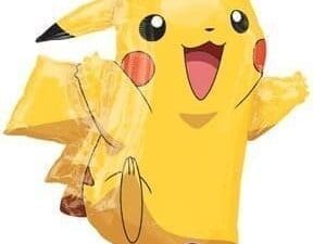 XL 31" Pikachu Pokemon Super Shape Mylar Foil Balloon Birthday Party Decoration