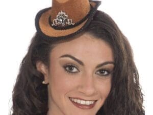 Mini Costume Cowboy Hat: Tan One Size