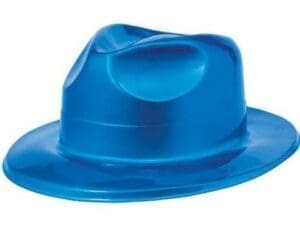 Shiny Blue Fedora Halloween Costume Royal/blue