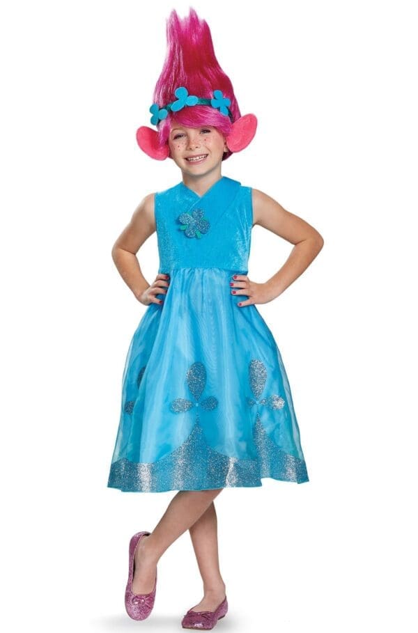 Disguise Poppy Deluxe Child Costume-Small (4-6x)