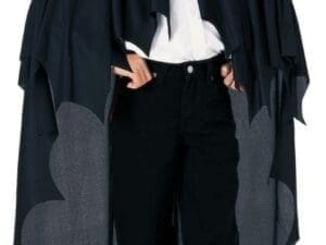 Vampire Cape Child Costume, Black, One Size