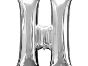 Loftus International A3-2960 34 in. Letter H Balloon, Silver