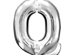 78422 32 in. Letter Q Silver Supershape Foil Balloon