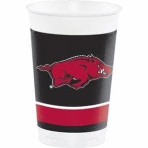 Creative Converting Univ of Arkansas 20 Oz Plastic Cups 8ct