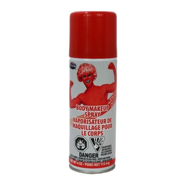 Red Body Spray Paint 4 Oz