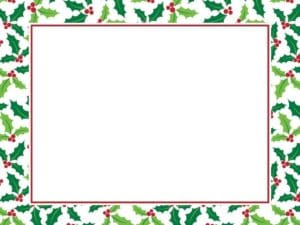 Holly Placemats 12 Ct Christmas Place Mat 12 X 15