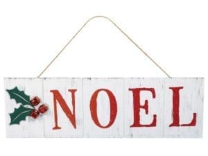 Christmas Noel Hanging Sign