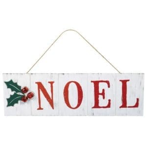 Christmas Noel Hanging Sign