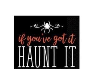 Halloween 'Haunt It' Small Napkins (16ct)