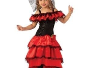 Rubie's Spanish Dancer Child Costume Red Large