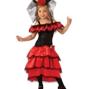 Rubie's Spanish Dancer Child Costume Red Large