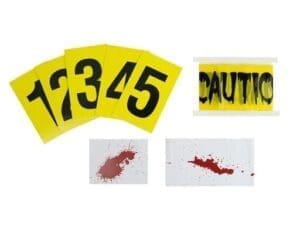 2339986 Crime Scene Decoration Kit, 8 Piece - Case of 36