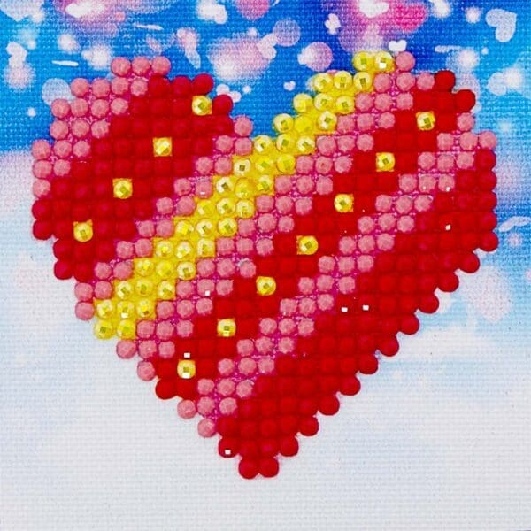 Ddzdd-s 007 Diamond Dotz Kit Starter Patchwork Heart