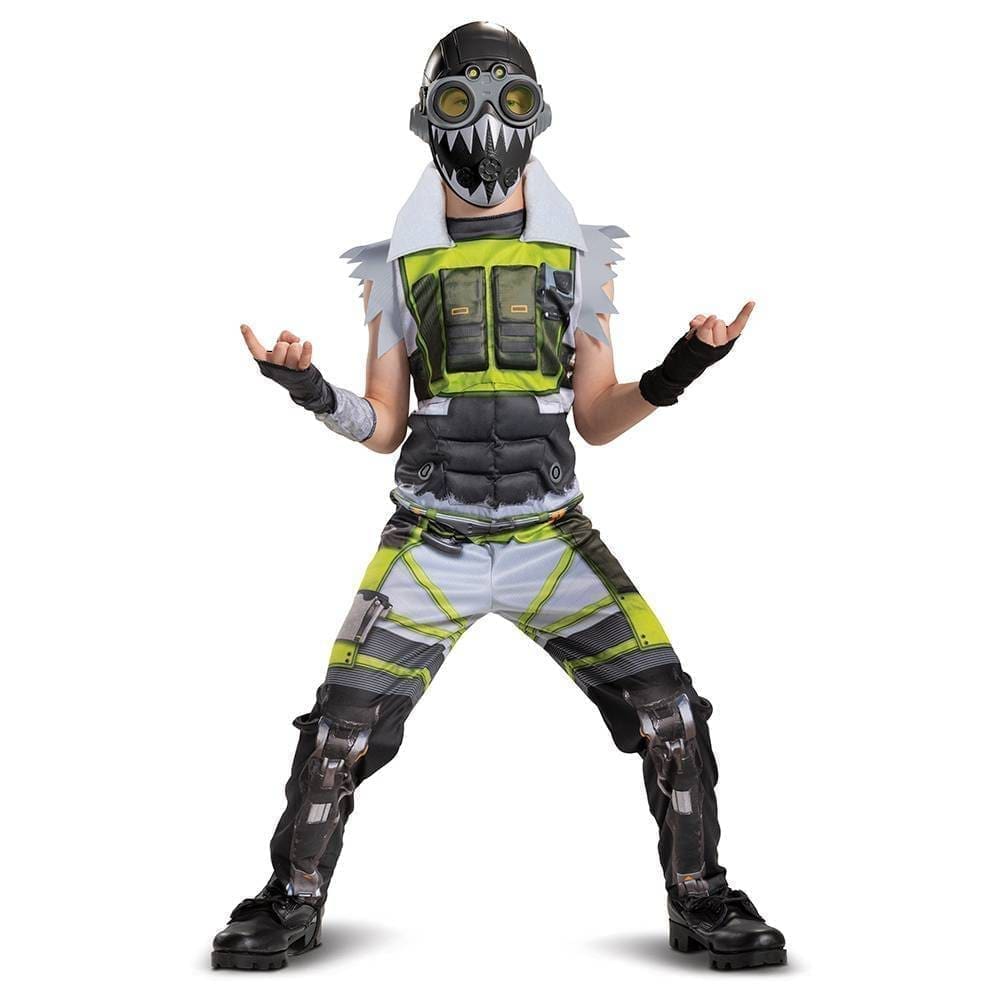 Kids' Apex Legends Octane Halloween Costume Muscle Jumpsuit XL ()