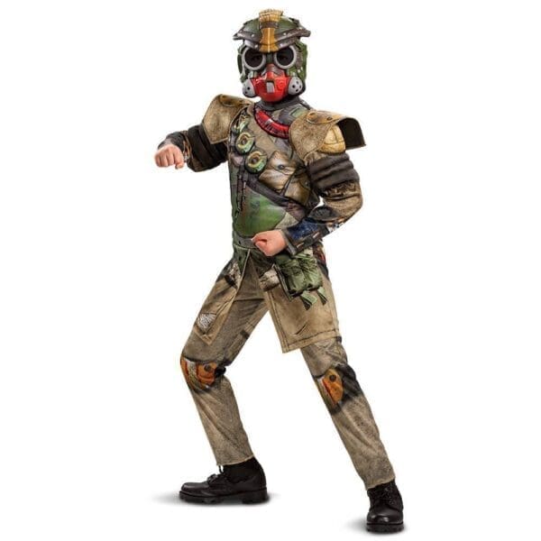 Kids' Apex Legends Bloodhound Halloween Costume Muscle Jumpsuit M ()