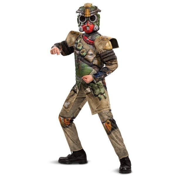 Kids' Apex Legends Bloodhound Halloween Costume Muscle Jumpsuit L ()