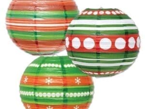 Beistle 20757 Ornament Paper Lanterns