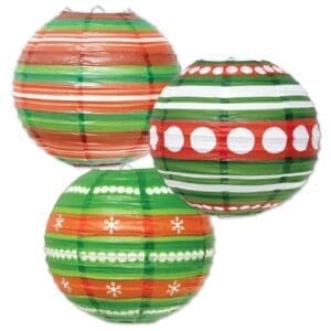 Beistle 20757 Ornament Paper Lanterns