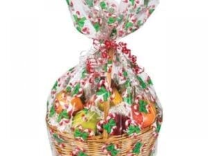 Candy Cane Basket Bag, 1 Pack