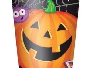9 Oz Pumpkin Pals Halloween Paper Cups, 8ct