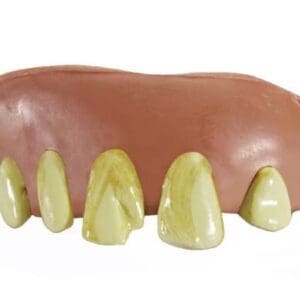 Loftus Goofy Man Costume Accessory One Size False Teeth, Off-White