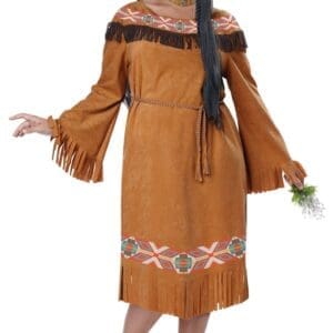 Women's Native Maiden Plus Size Costume