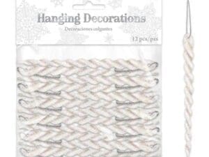 Amscan Christmas Icicle Decorations, 6-1/2", Pack of 48 Icicles