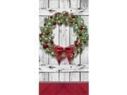 Club Pack of 288 Apple Red and Green Rustic Wreath 2-Ply Guest/Dinner Napkin 15.5"