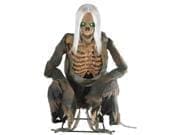 Crouching Bones Animated Prop Halloween Decoration