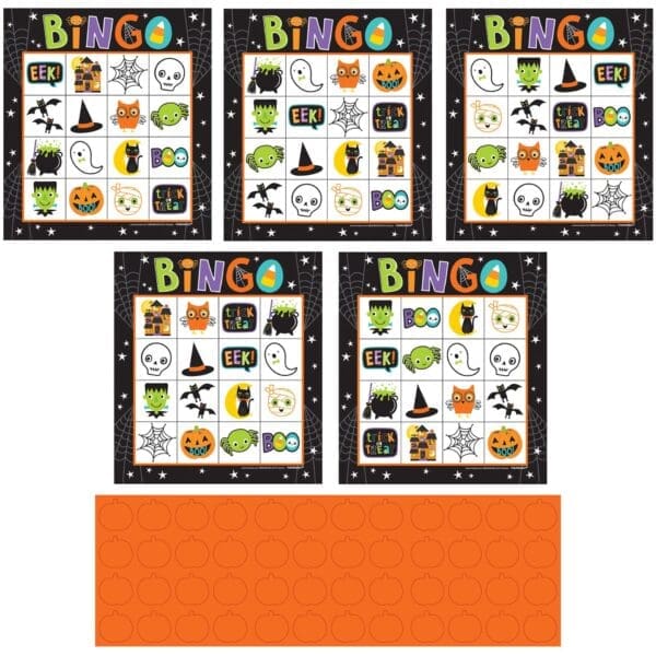 3900239 Halloween Friends Bingo - Pack of 3