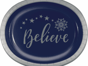 Silent Night Oval Plates