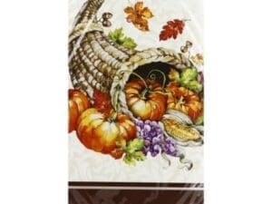 Plentiful Harvest Pumpkins Thanksgiving 16 Ct Guest Napkins