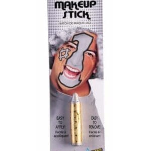 281043 Halloween Silver Face Paint Stick - One Size
