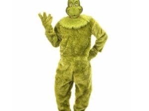 The Grinch Deluxe Men's Jumpsuit W/ Latex Mask