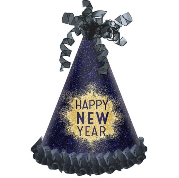 Happy New Year Midnight Cone Hat