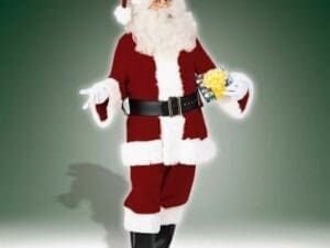 Standard Red Deluxe Velvet Santa Suit