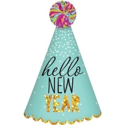 Hello New Year Party Hat
