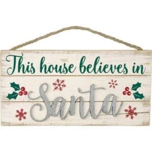 Rustic Santa Sign