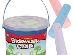 Jumbo Sidewalk Chalk 20 Pieces