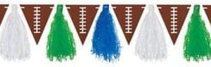 220110 Football Tassel Garland - Pack of 6