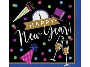 New Year's Cheers Napkins, 16 Pack