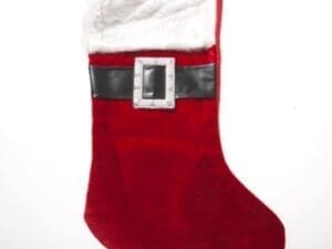 Santa's Buckle Christmas Stocking