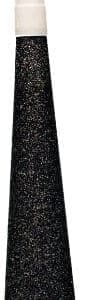 Creative Converting 4 Count Sparkle and Glitter Silver Noisemaker Horns, Black