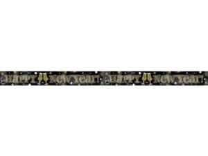 Black Silver Gold Happy New Year Foil Party Banner 9 Ft Wall Decoration