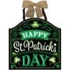12 in. X 11.75 in. Happy St. Patrick's Day MDF Sign