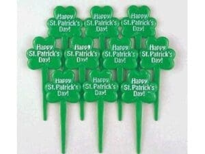 St. Patrick's Items Theme Party, 3", Green