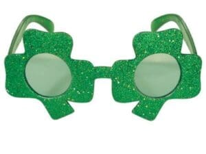 Glittered Shamrock Fanci-Frames
