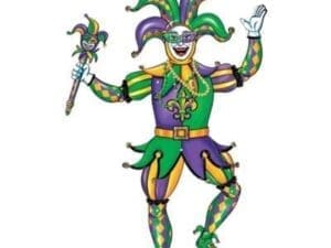 Mardi Gras Jester Cutout
