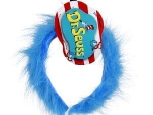 Dr Seuss Thing 1 and Thing 2 Fuzzy Headband
