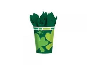Spring Clover Paper Cups 8ct